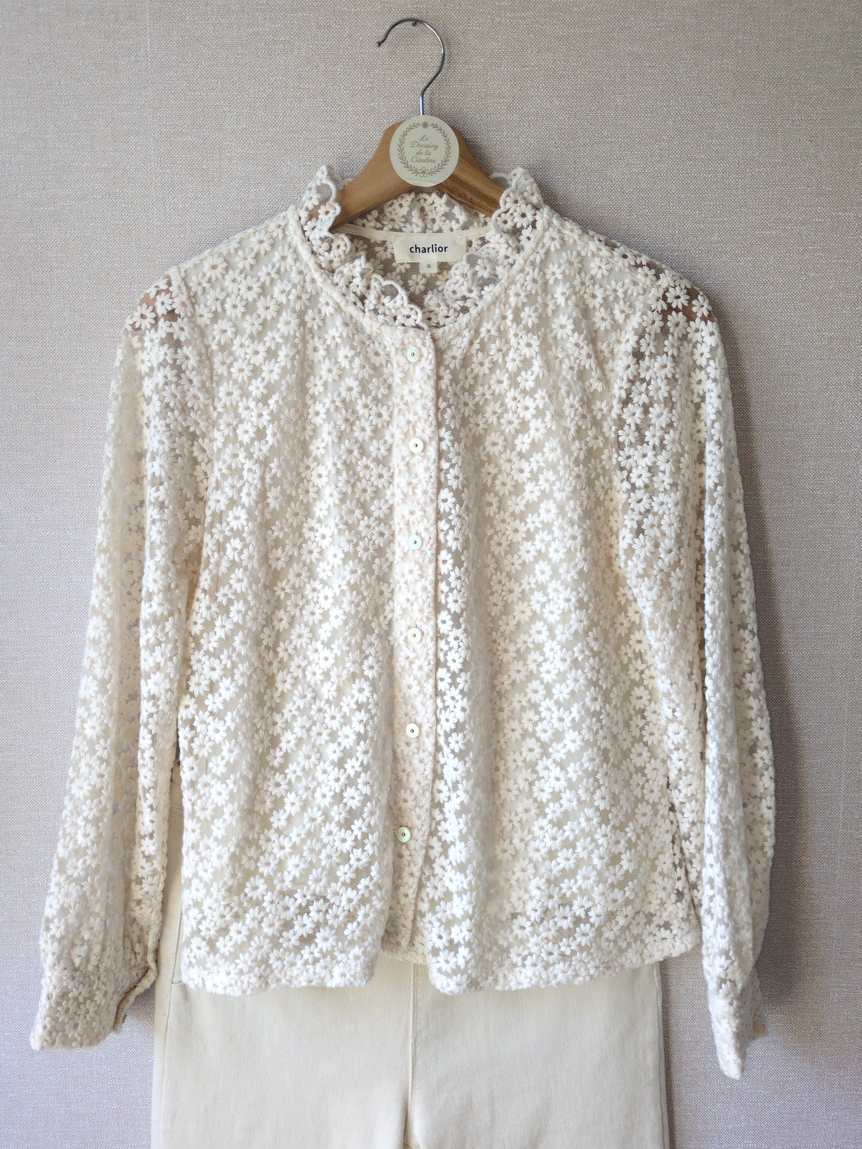 Blouse en dentelle Charlior – Taille S