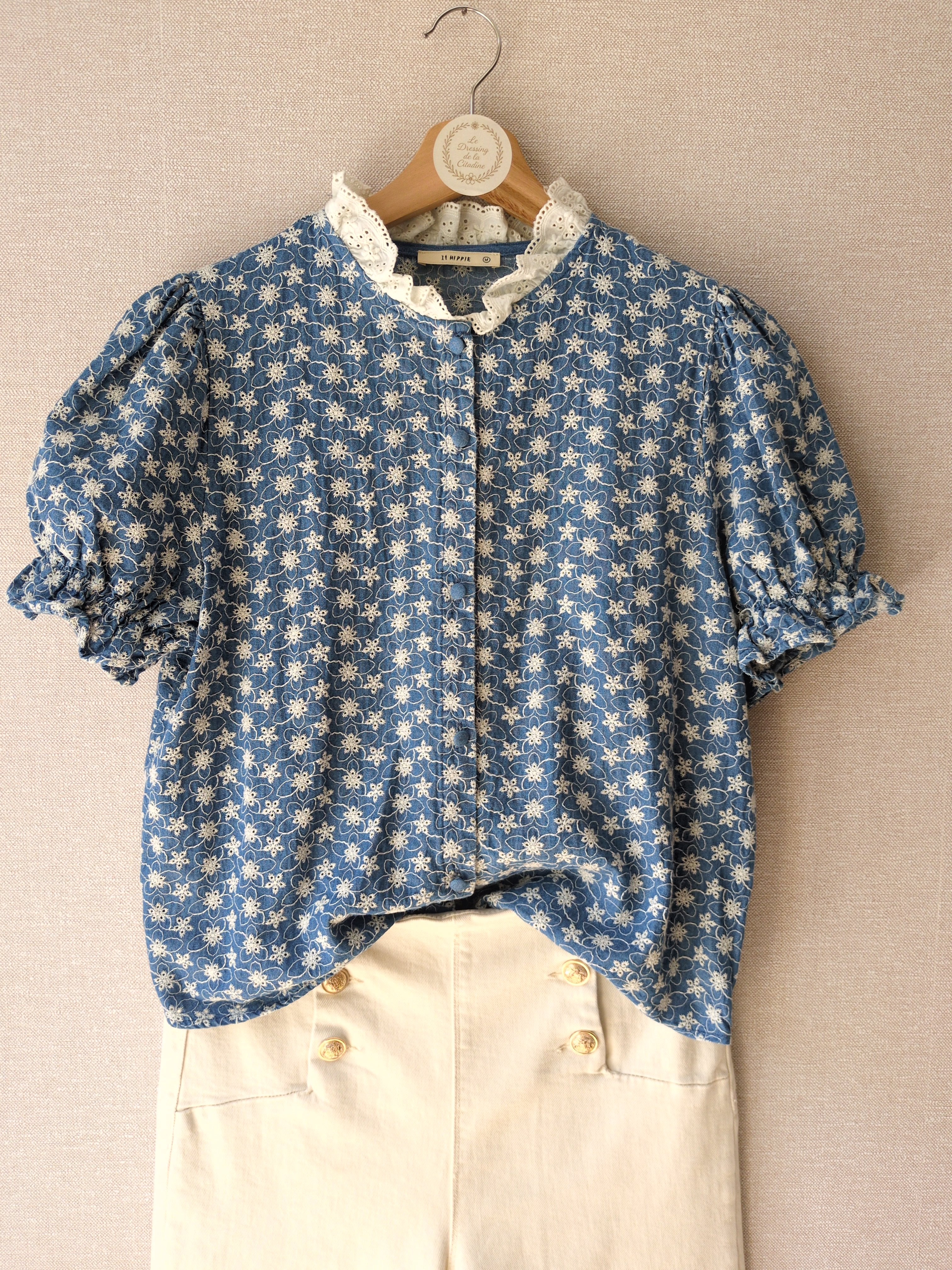 Chemise broderie coton - it hippie taille M